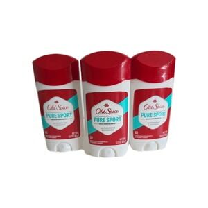 Old Spice‎ Pure Sport Antiperspirant Deodorant 3 oz 3 Pack Stick